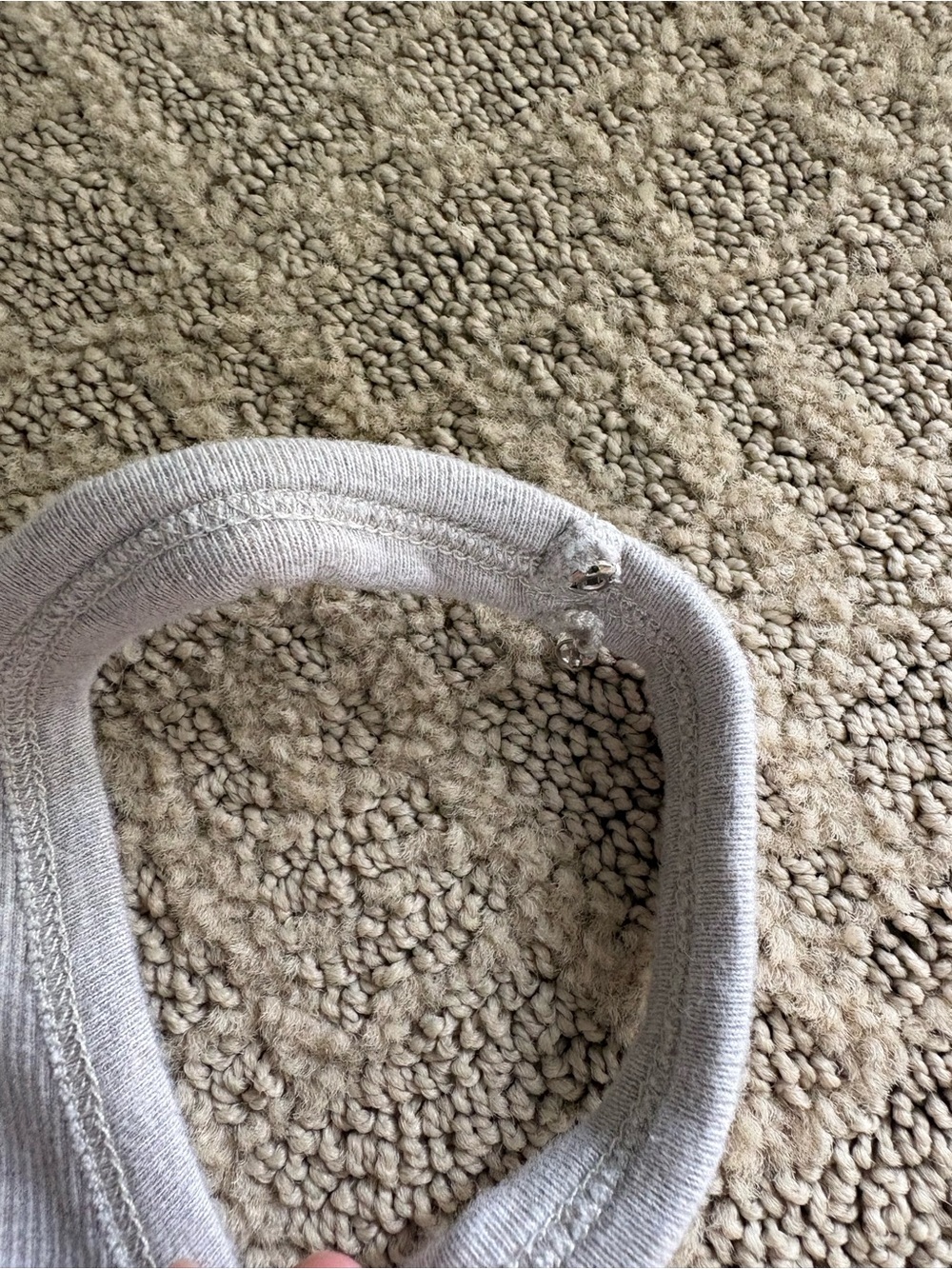 Buck Mason Gray Ribbed Tank Top - Picture 3 of 3